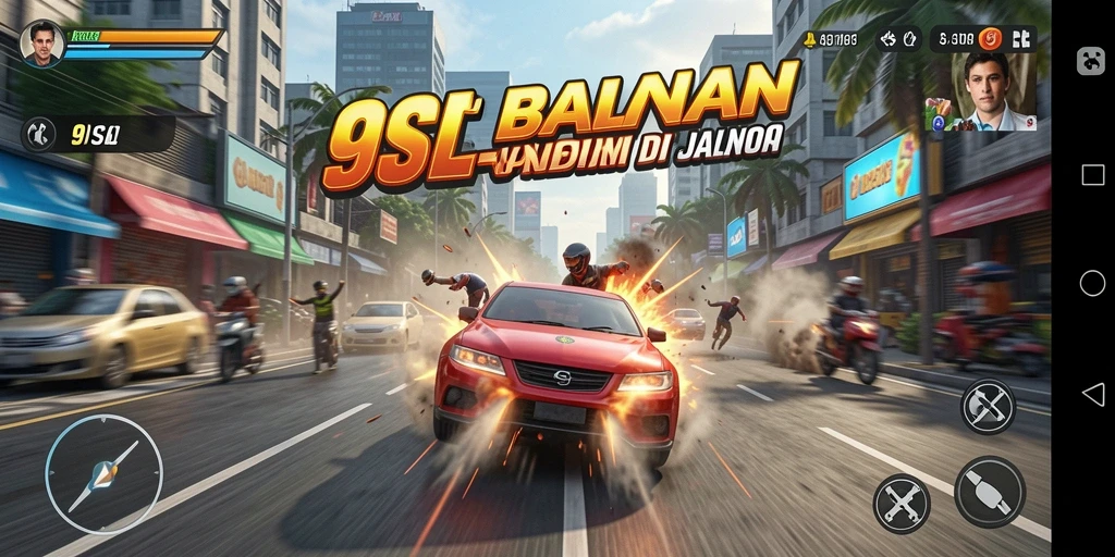 Gameplay Racing yang mendebarkan di 9SL dengan grafis menawan.
