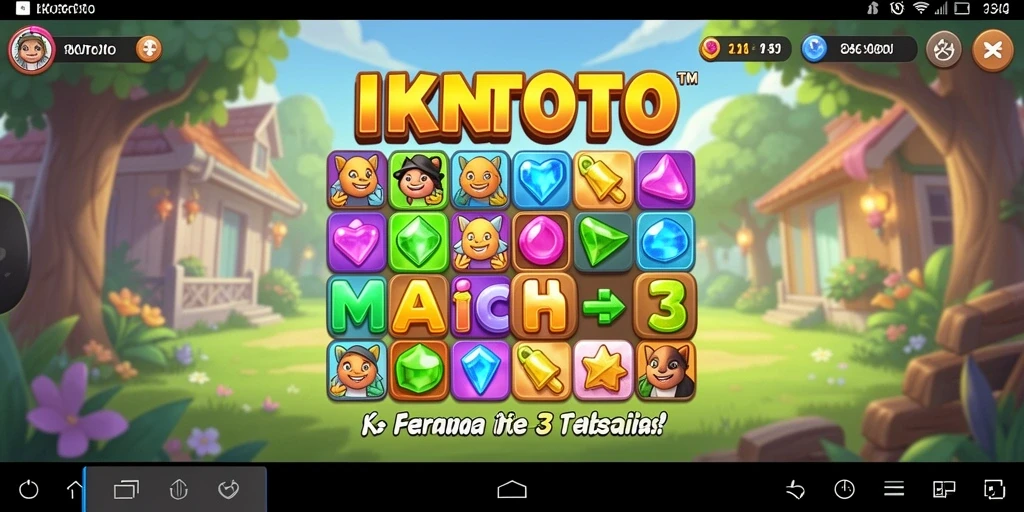 Screenshot gameplay IKNTOTO yang penuh warna dan seru.
