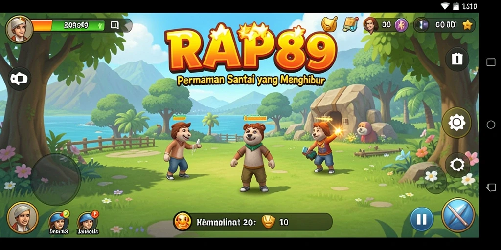 Screenshot gameplay menunjukkan keseruan dan desain menarik dari RAP89.