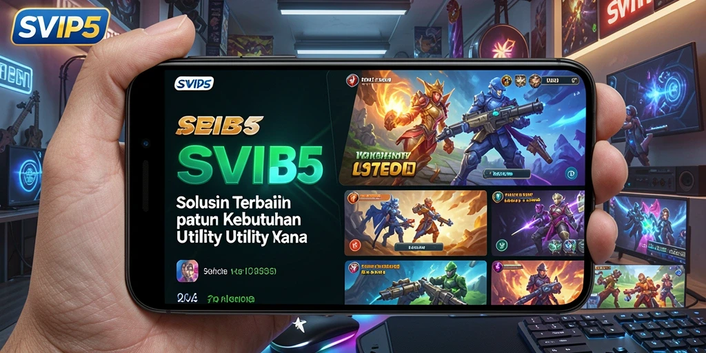 Tampilan antarmuka aplikasi SVIP5 yang menarik dan fungsional.