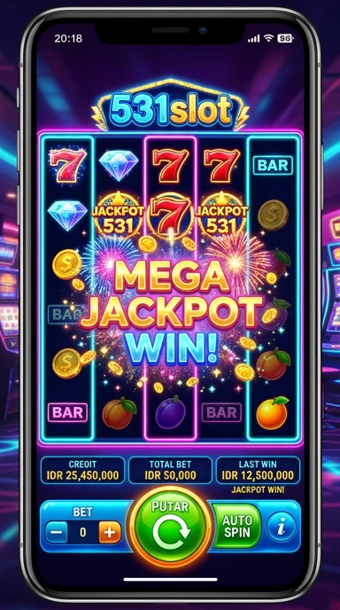Tampilan antarmuka aplikasi 531slot yang mudah digunakan.